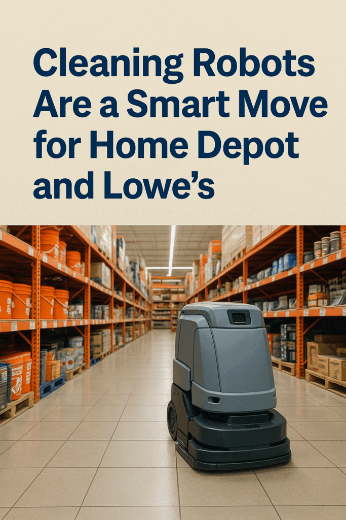 Cleaning Robots for Lowes and Home Depot